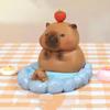 Bathing Capybara Phone Holder PVC Doll Capybara Cell Phone Bracket  Phone Accessories
