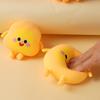 Cute Smile Bread Squishy Stress Ball Soft Sensory Fidget Squeeze Anti Stress Toy Fun Dough Ball Anxiety Squish Party Favor Gift