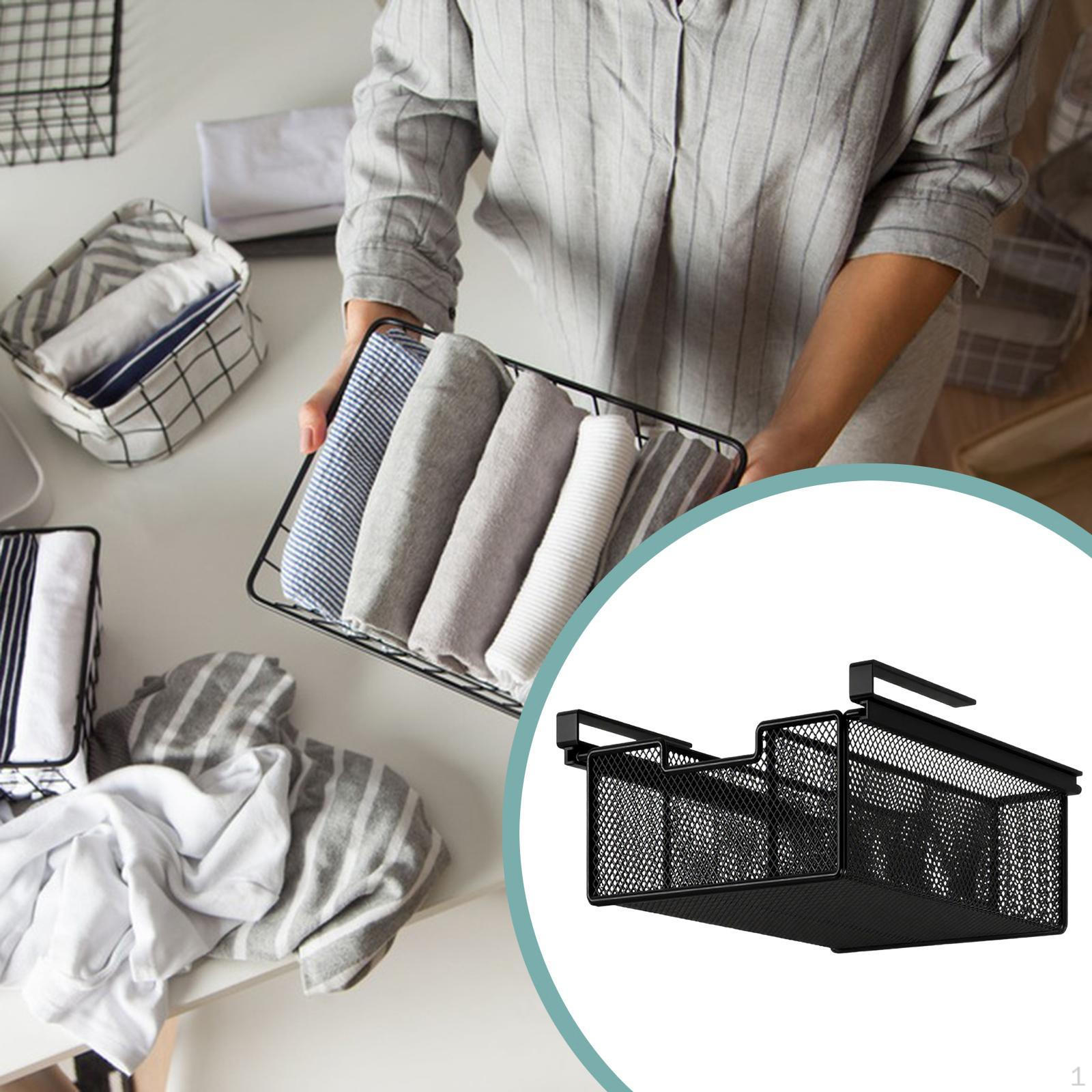 

Подвесная выдвижная корзина-ящик, органайзер под шкафчик, компактный органайзер под столешницу