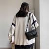 Crossbody-Tasche Unisex Mode Kleine Quadratische Umhängetasche Handtasche für Damen und Herren PU-Leder Messenger-Handtaschen mit Verstellbarem Riemen