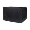 Pet Kennel Cover Black Breathable Warm Removable Lightweight Dog Crate 94cmx60cmx64cm