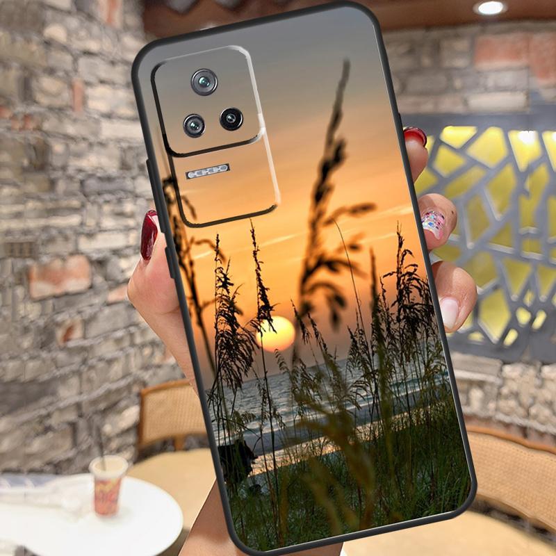 Summer Beach Sunset On Sea Case For Xiaomi 14T Pro 13T 11T 12T 13 14 15 Ultra POCO X6 X7 Pro X3 X5 M6 F5 F6 Pro Cover