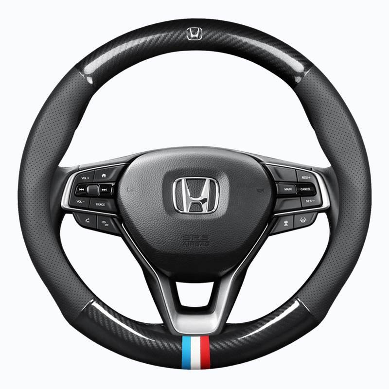 Honda Accord/Civic/CRV/URV/Fit/Odyssey/Vezel/Haoying Carbon Fiber Steering Wheel Cover