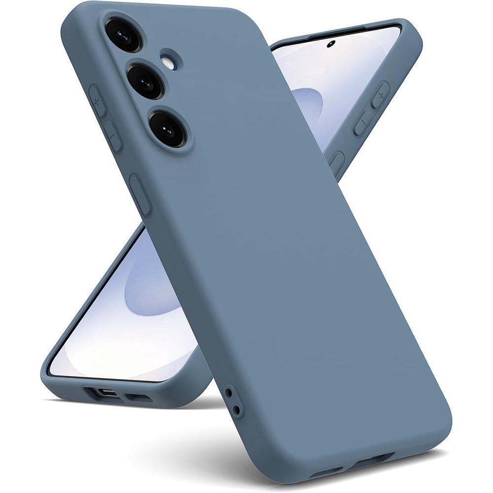 Luxus-Flüssigsilikon-Hülle für Samsung Galaxy S25 S24 S21 FE S23 S22 Ultra Plus Matte Candy-Farbe Weiche Rückseite Stoßfest