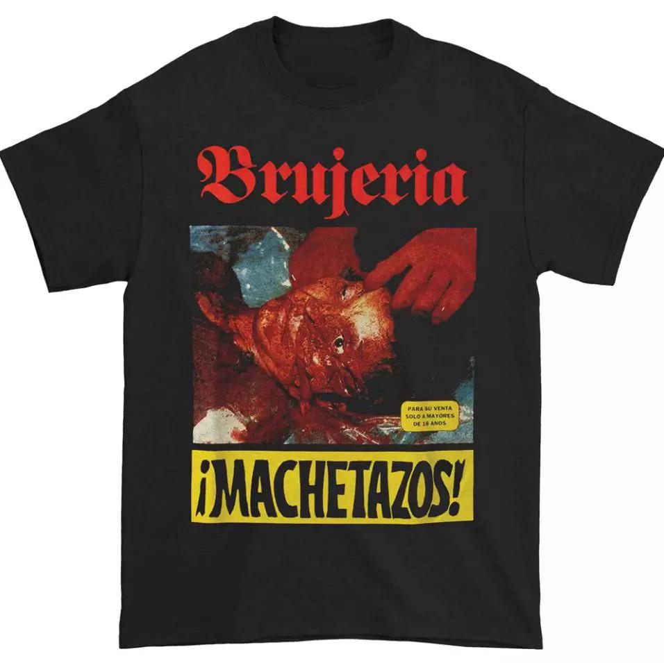 

Brujeria Mens iMachetazos Slim Black Unisex T-Shirt All Size S To 5XL Unisex T-Shirt XXXXL