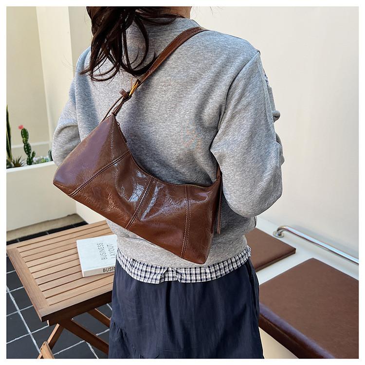IELGY Ladies One-Shoulder Underarm Bag Retro Merad Color Cross-Body Fashion Bag