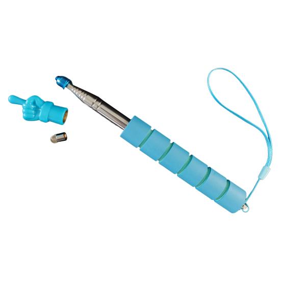 1 Set Telescopic Finger Pointer Stick Convenient Stainless Steel Teachers Pointer for Classroom Home School