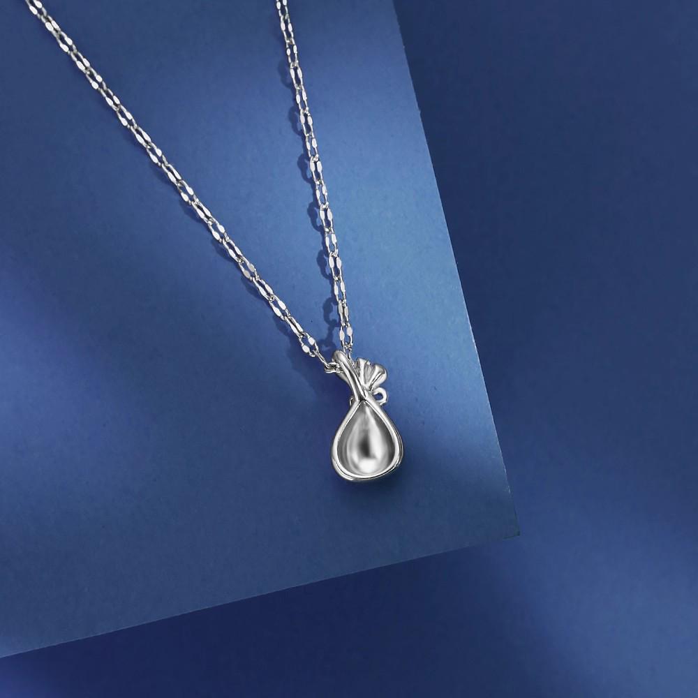 Exquisite Sterling Silver 999 Lucky Necklace: High-End Luxury Choker for Women – Perfect Best Friend Gift