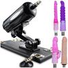 Sex Machine Vibrator Dildo Sex Kit Interchangeable Tips Masturbation