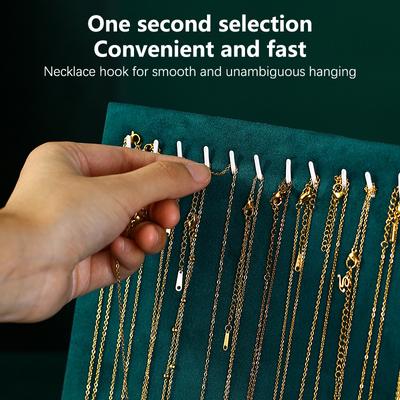 Flanell Halskette Anhänger Display Stand Ohrring Display Board Frauen Schmuck Rack Armband Lagerung Halter Dangler Eardrop Regal