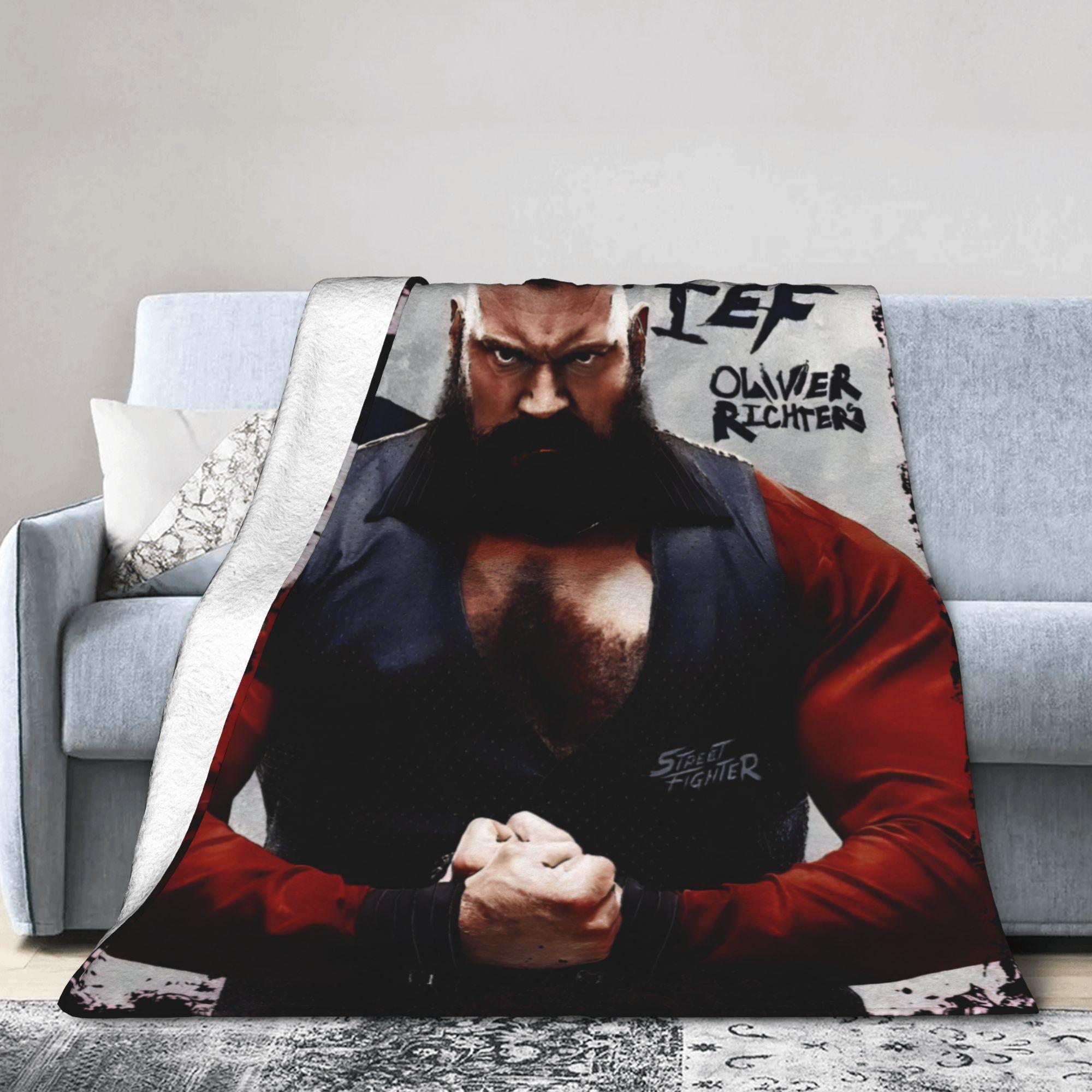 Streets Fighters Movie 2026 Blanket Coral Fleece Plush  Relax Ultra-Soft Throw Blanket for Bedroom Plush Thin Quilt 75X95CM