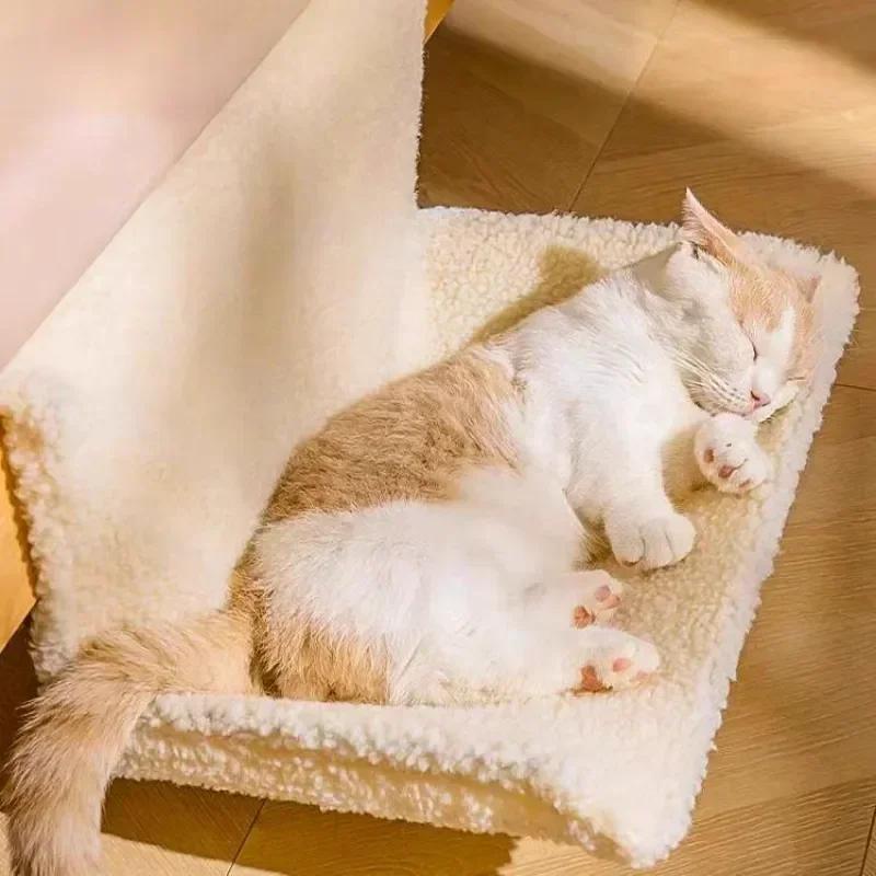 Cat Bed Pet Beds for Radiator Bench Kitten Pet Supplies New Product Hanging Cat Hammock Washable Winter Warm Cat Supplies