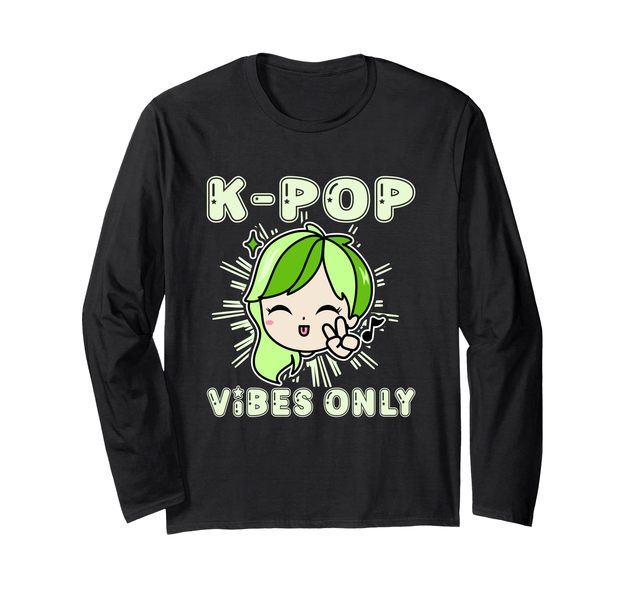 Раскройте в себе внутреннего поклонника K-POP с помощью уникальной корейской атрибутики K-POP.. Футболка с длинным рукавом
