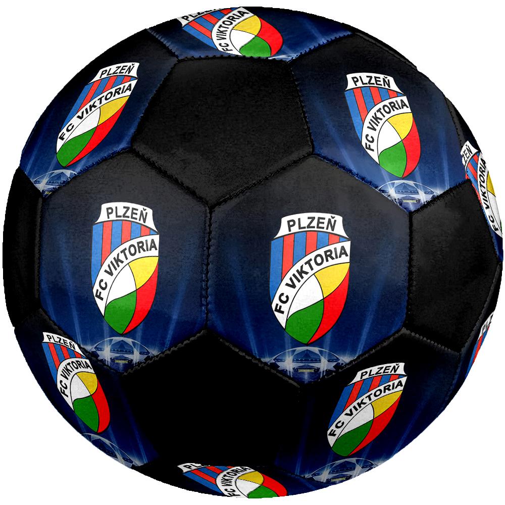 SIZE 5 FC Viktoria Plzeň Soccer Ball Colorful All Ages Machine Stitched PVC Competition Ready Durable High-Bounce