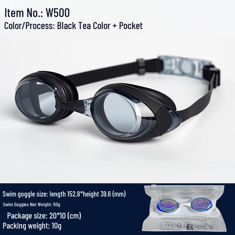 Prescription Anti-Fog Myopia Swimming Goggles: HD Waterproof Adult Training Eyewear