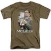 Ncis Mcgeek Mens T Shirt Safari Green Officially Licensed