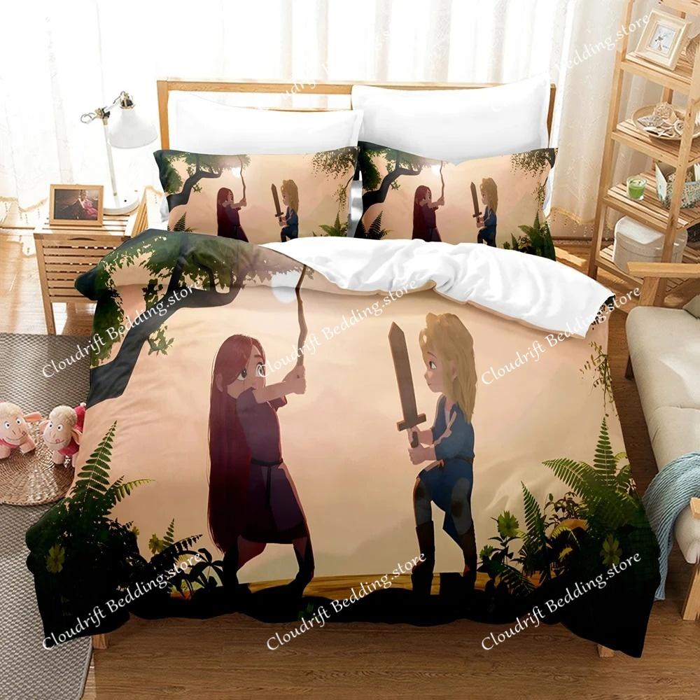 3D Printing Anime The Nimona Bedding Set Boys Girls Twin Queen Size Duvet Cover Pillowcase Bed Kids Adult Fashion Home Textiles