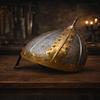 Medieval Viking Helmet Replica Handcrafted Steel Brass Decor Collectible Historical Warrior Display Gift Prop