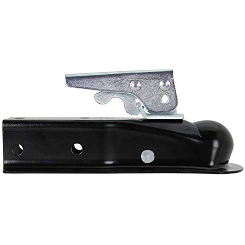Trigger-Style Trailer Coupler - 1-7/8" Ball, 2" Channel - 2,000 lbs Trailer Coupler with Hardware Easy Remove Sticker