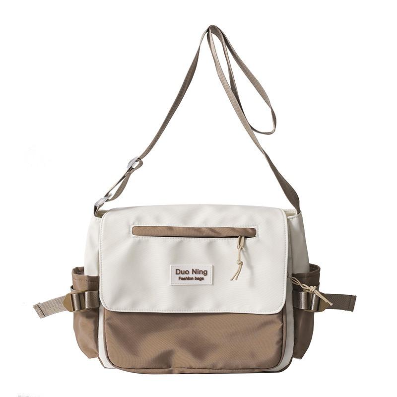 Large capacity women's bag new shoulder bag fashion trend messenger bag nylon cloth bag