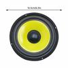 6 Inch Car Audio Speaker Full Range Frequency Mid-bass Modified Speaker Subwoofer Non-destructive Installation