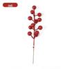 Shiny Christmas Fruit Picks & Glitter Berry Branches for Tree & Wreath Decor