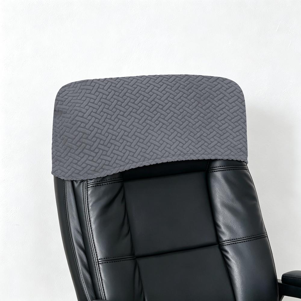 Elastic Office Chair Backrest Cover Solid Dustproof Headrest Protector Slipcover