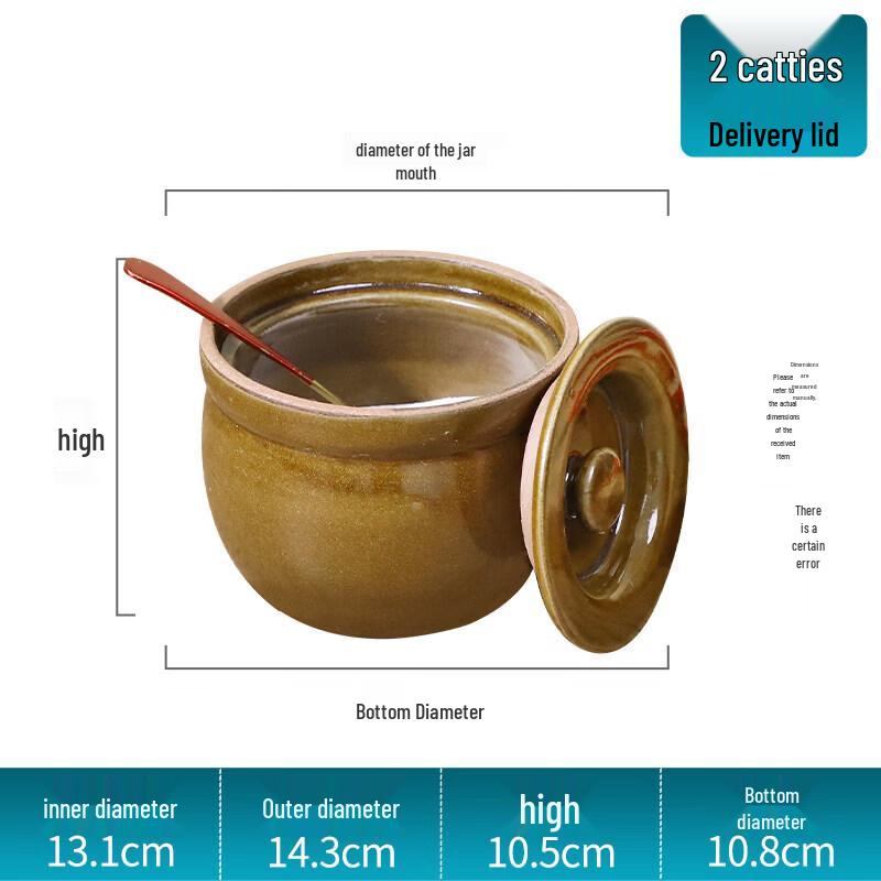 Traditional Ceramic Rice Wine Fermentation Jar