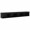 2 Piece TV Cabinet Set Black Oak Effect 100 x 30 x 30 cm