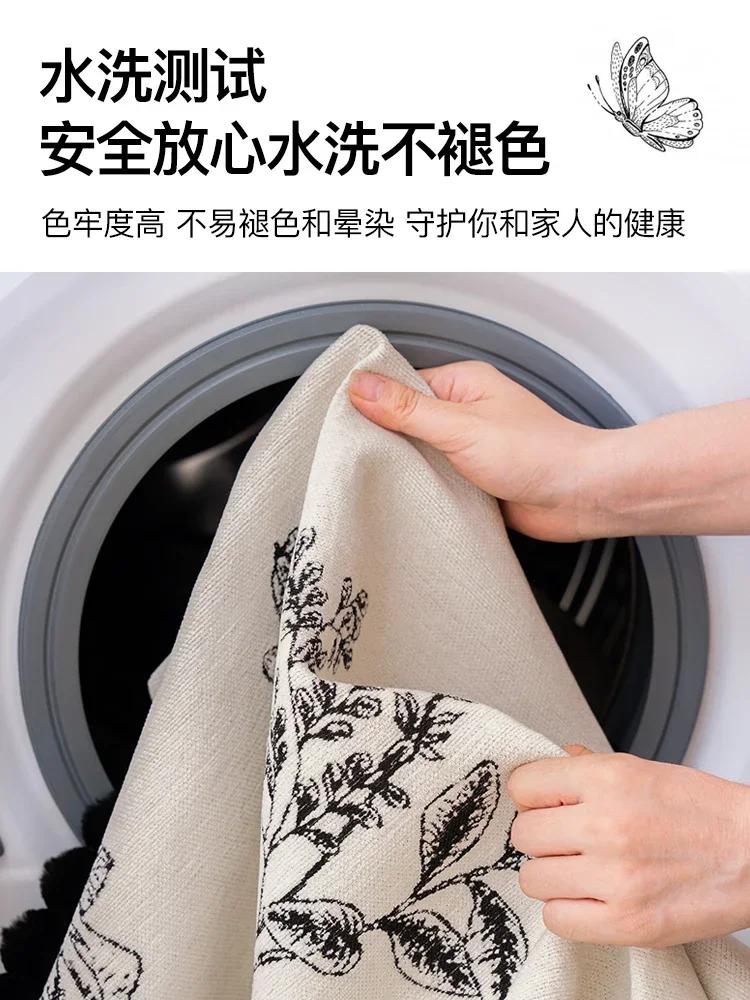 Jacquard Sofa Cushion with Pillowcase Shanier Non Slip Lace Sofas Cover Dust and Wrinkle Resistant Living Room Sofa Towel