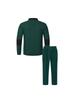 2025 Men's Autumn Waffle Sweatshirt & Pants Set - Casual Long Sleeve Lapel Design