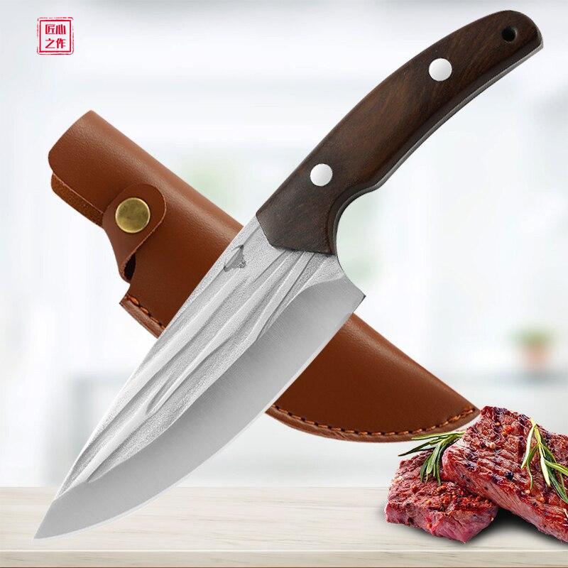 

Кованый обвалочный нож Нож для убоя Нож для мяса из нержавеющей стали Универсальный нож Фруктовый нож