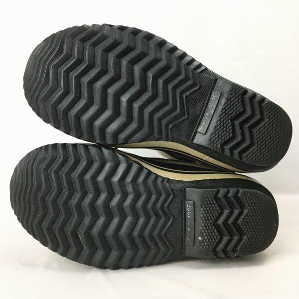 SOREL Premium Leather Snow Boots Lined Black size 23.0(USED)