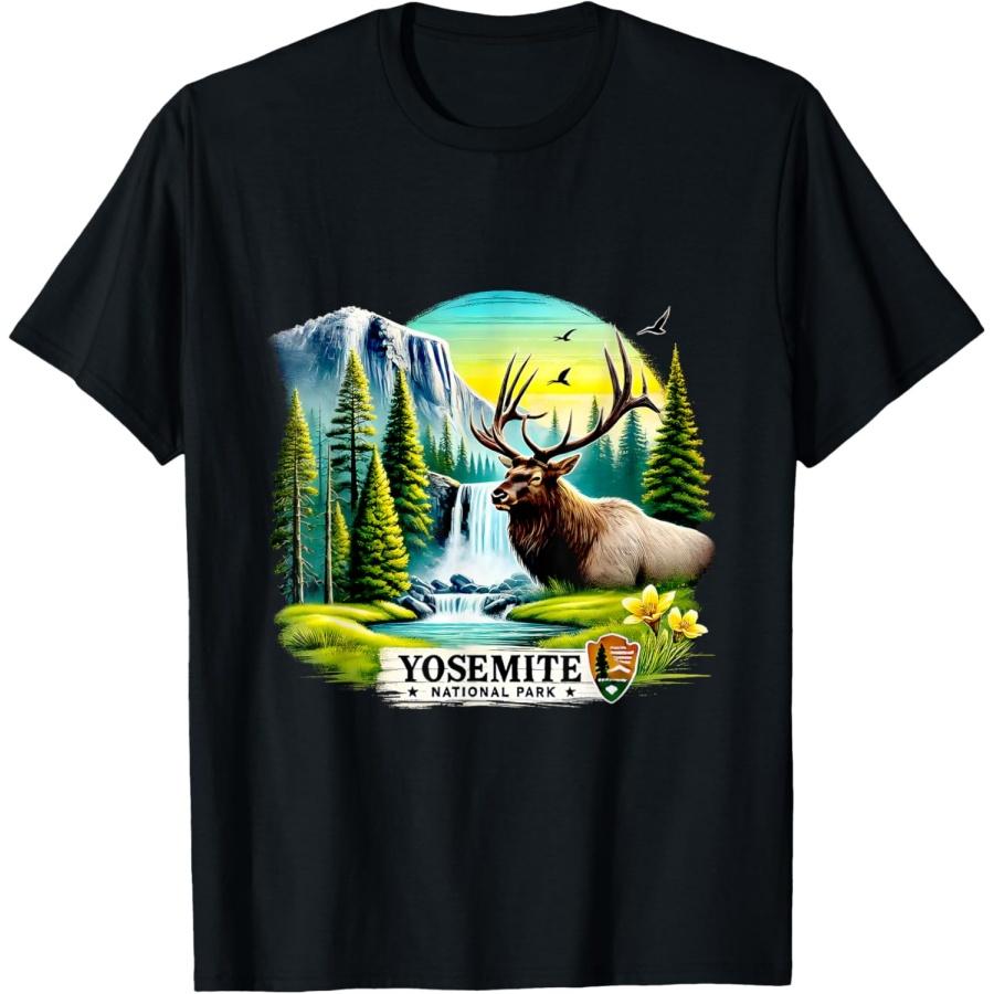 Yosemite National Park Road Trip 2025 Womens Mens Family T-Shirt S