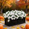 1/2Pcs Artificial Azalea Flower Realistic UV Resistant Fake Plastic Flower Home Table Centerpiece Indoor Outdoor Faux Bloom Decoration