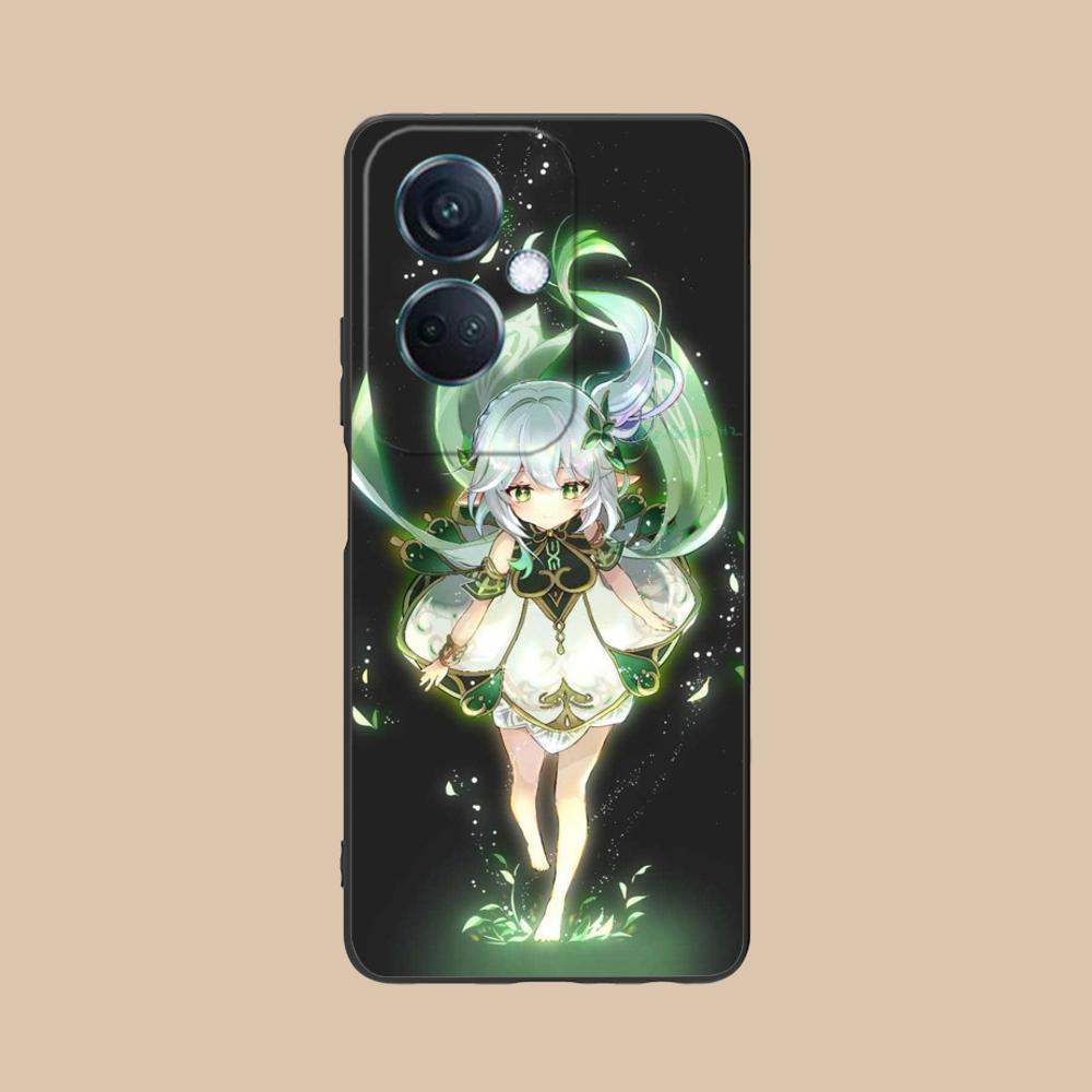 Game GI Nahida Matte TPU Mobile Phone Case for OPPO Find X9 X8 X7 X6 X5 X3 X2 Plus s Pro Ultra Lite Colorful Printing Cover