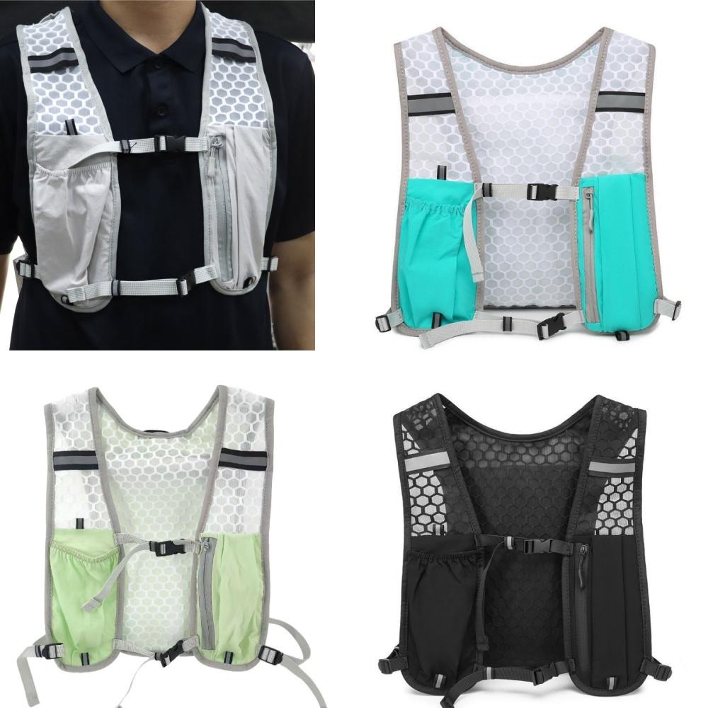 Hydration Vest Backpack for Running, Hiking, Cycling, Marathon, Lightweight Water Chest Pack with Phone Storage Pocket