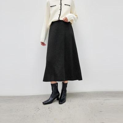 Women's Casual A-Line Mid-Length Skirt