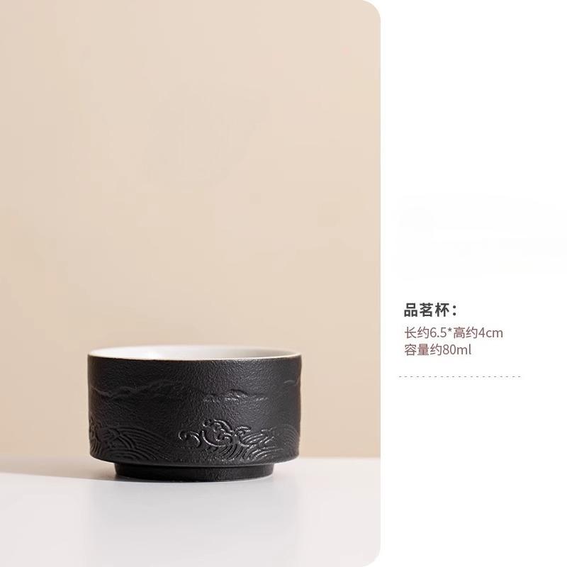 

Ceramic Small Capacity Japanese Style Tea Cup for Home Use Single Kung Fu Tea Set Master Cup 80