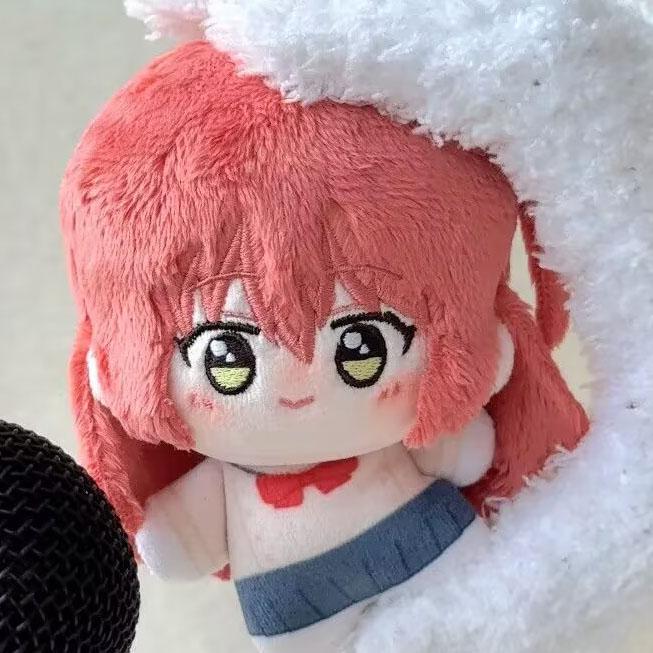 10cm BOCCHI THE ROCK Plush Toy Fans Anime Kita Ikuyo Plushie Doll Peripherial Yamada Ryo Plush Keychain Dolls Backpack Kids Gift