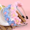 Fashion Women Girls Headbands Knitting Yarn Flower Headbands Cute Flower with Teeth Hairbands Winter Hair Accessories
