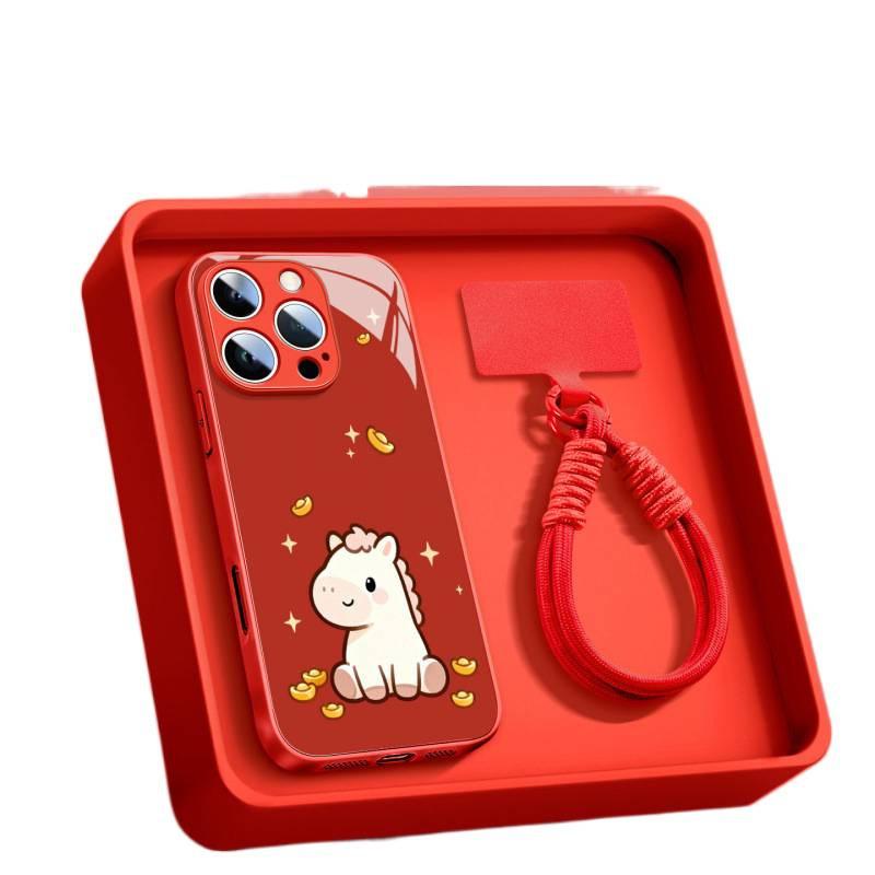 New Year's Application Apple 16 Mobile Phone Case iPhone14promax New 15pro Protective Case 17 Advanced Sense Air