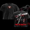 Bleach Kurosaki Ichigo Printed Tee Men Women Retro Washed T-shirts Oversized Cotton T Shirt Short Sleeve Clothing Street Tshirt