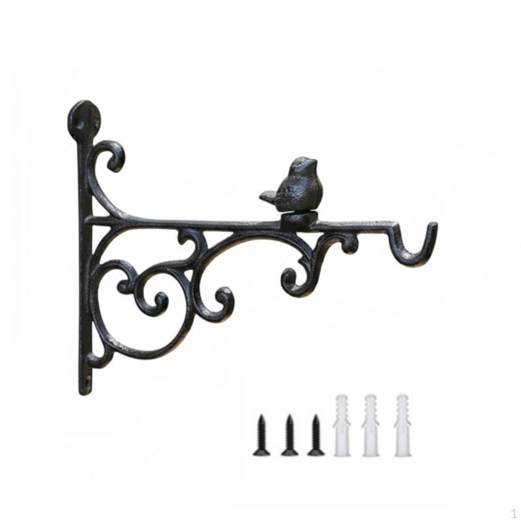 Cast HeavyDuty Coat Hook Decorative Rustic Wall Heavy Duty Vintage Style Hat Rack for Entryway,