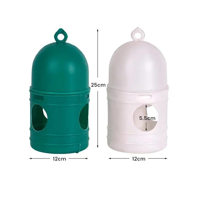 

1Pcs Dove Plastic Water Dispenser for Pigeon Birds Water Container Bottle for Conure Lovebirds African Greys 1L/2L/4L random color