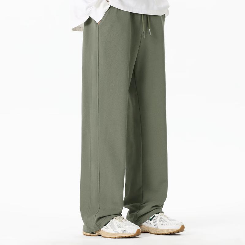 Mark Fairwhale Men's Cotton Straight-Leg Casual Pants