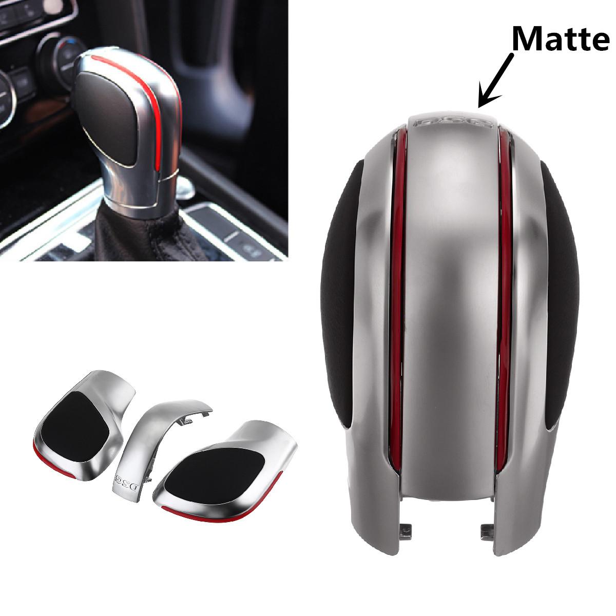 Coperchi Laterali Per Pomello Del Cambio DSG - 2 Pezzi, In ABS E Pelle, Sostituzione Per B6 B7 CC E Seat Leon (Blu) - 2