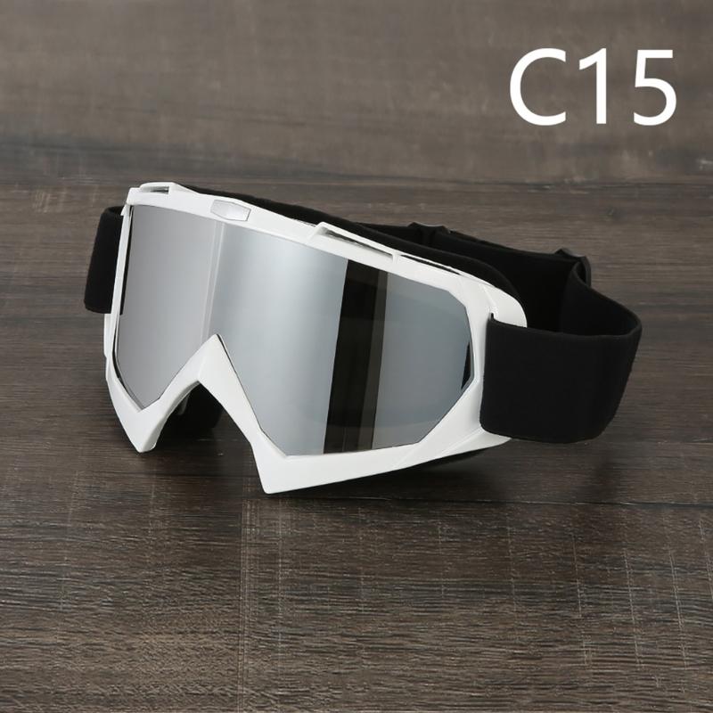 Motorradbrille Dirtbike-Brille Motocross-Brille Winddicht ATV-Brille Staubdicht Kratzfest