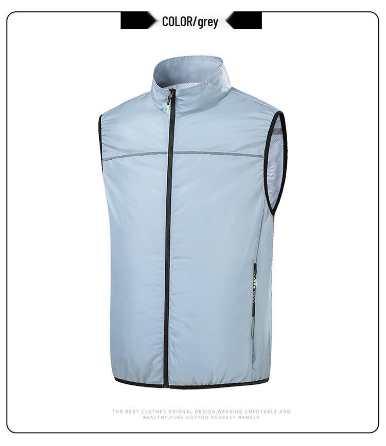 Gilet Raffreddante Intelligente da Esterno da Uomo - Abbigliamento Estivo Condizionato.
