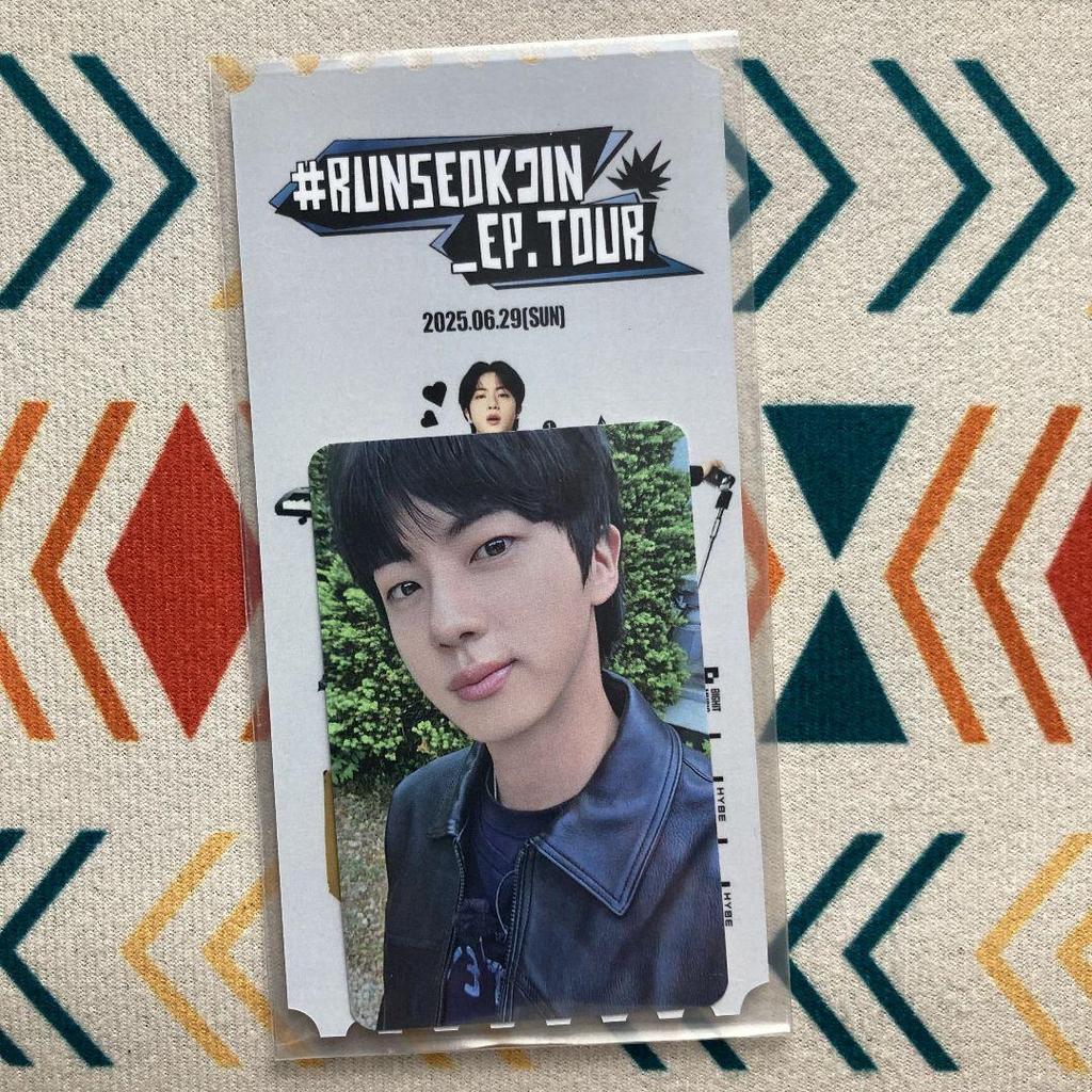 [USED] BTS Jin RUNSEOKJIN EP TOUR Jin JIN6/29 1 Piece